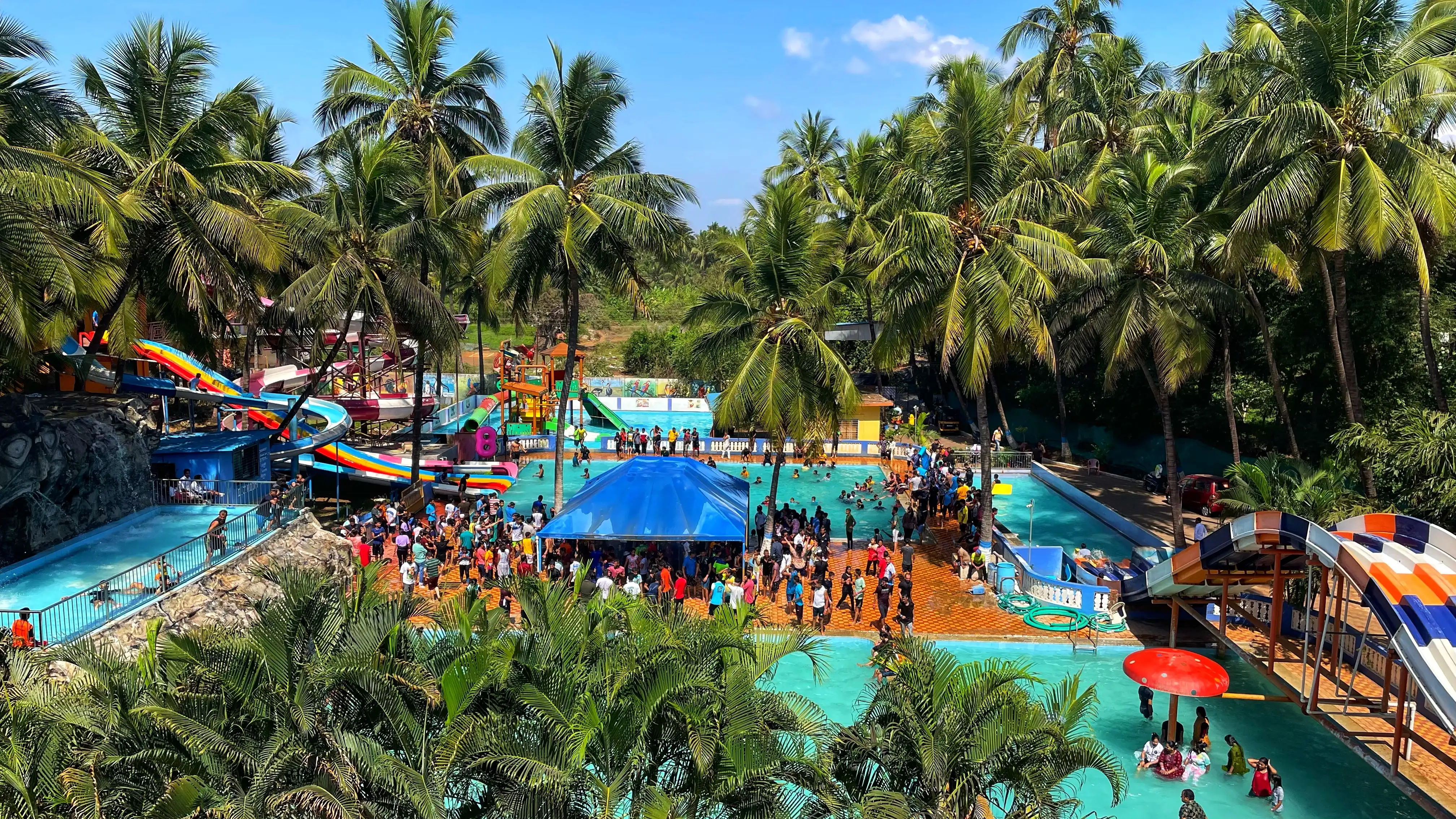 Party Rain Dance Waterfall Arena Visava Resort Virar