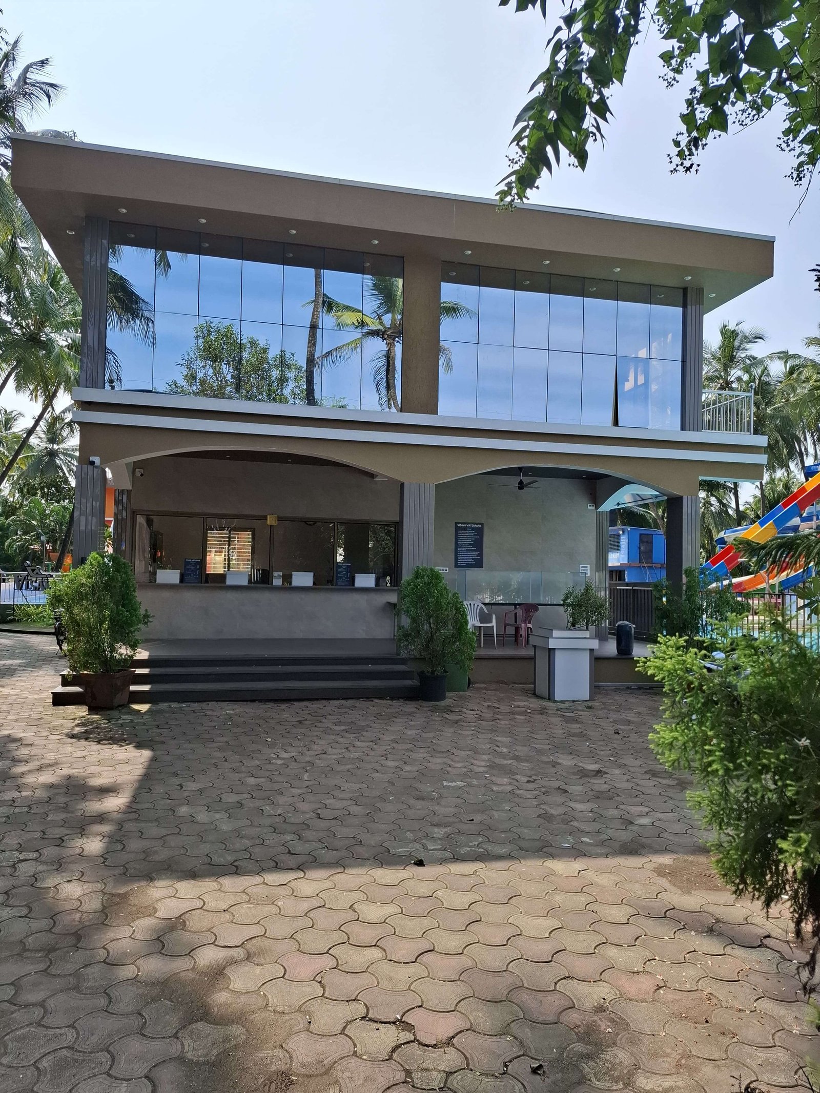 Visava Resort Front Office & Lawn Area Virar West